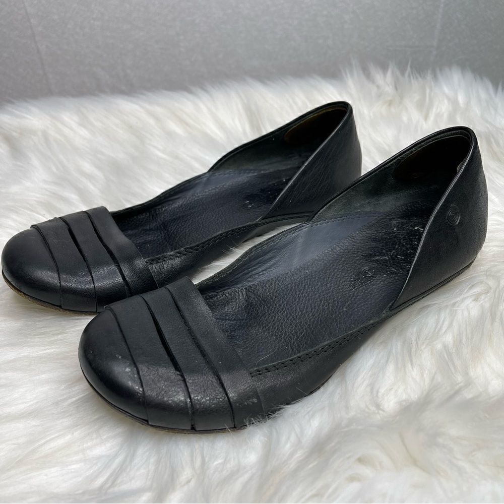 Marsèll Slip On Leather Ballerina Flats Black 37